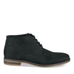 Bottines NOIR Homme Motif Uni Lacets