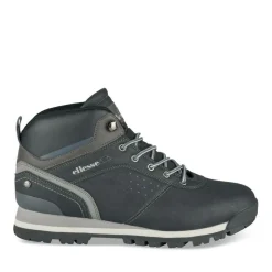 Bottines NOIR Homme Motif Uni Lacets