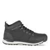 Bottines NOIR Homme Motif Uni Lacets