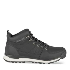 Bottines NOIR Homme Motif Uni Lacets