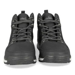 Bottines NOIR Homme Motif Uni Lacets