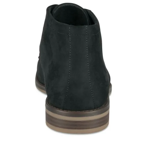 Bottines NOIR Homme Motif Uni Lacets