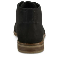 Bottines NOIR Homme Motif Uni Lacets