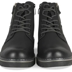 Bottines NOIR Homme Motif Uni A Enfiler