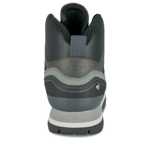 Bottines NOIR Homme Motif Uni Lacets