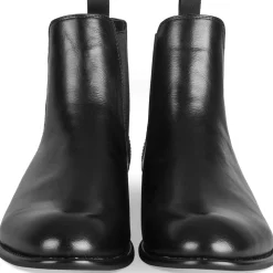 Bottines NOIR Homme Motif Uni A Enfiler