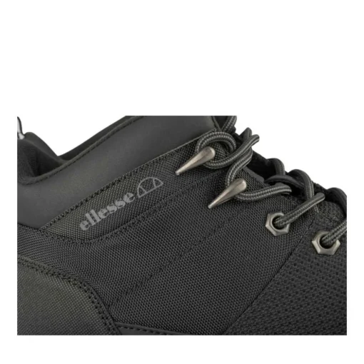 Bottines NOIR Homme Motif Uni Lacets