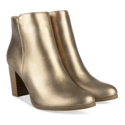Bottines OR Femme Motif Uni A Enfiler
