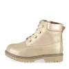 Bottines OR Fille Motif Uni Lacets + Fermeture éclair