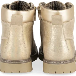 Bottines OR Fille Motif Uni Lacets + Fermeture éclair