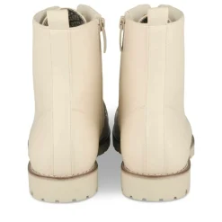 Bottines Rangers BEIGE Femme Motif Vernis Lacets