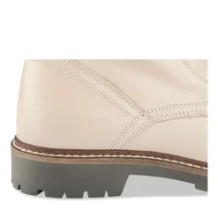 Bottines Rangers BEIGE Femme CUIR Motif Uni Lacets