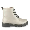 Bottines Rangers BEIGE Fille Motif Iridescent Lacets