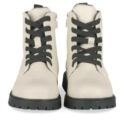 Bottines Rangers BEIGE Fille Motif Uni Lacets