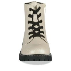 Bottines Rangers BEIGE Fille Motif Iridescent Lacets