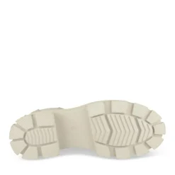 Bottines Rangers BEIGE Fille Motif Uni Lacets