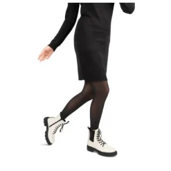 Bottines Rangers BLANC Femme Motif Uni Lacets