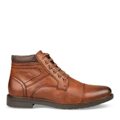 Bottines Rangers COGNAC Homme Motif Uni Lacets