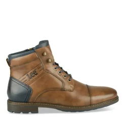 Bottines Rangers COGNAC Homme Motif Uni Lacets
