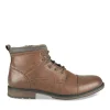 Bottines Rangers COGNAC Homme Motif Uni Lacets
