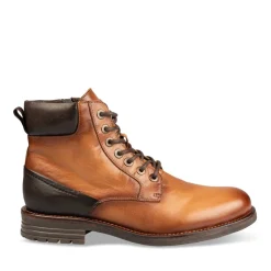 Bottines Rangers COGNAC Homme CUIR Lacets