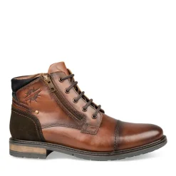 Bottines Rangers COGNAC Homme CUIR Lacets