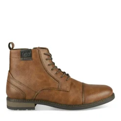 Bottines Rangers COGNAC Homme Motif Uni Lacets