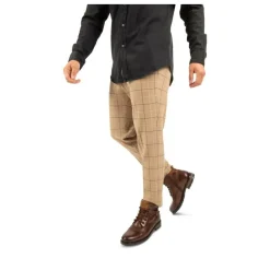 Bottines Rangers COGNAC Homme CUIR Motif Uni Lacets