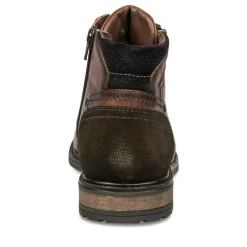 Bottines Rangers COGNAC Homme CUIR Lacets
