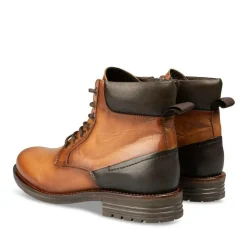 Bottines Rangers COGNAC Homme CUIR Lacets