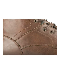 Bottines Rangers COGNAC Homme Motif Uni Lacets