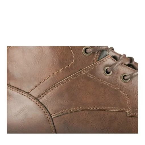Bottines Rangers COGNAC Homme Motif Uni Lacets