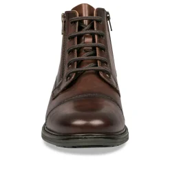 Bottines Rangers COGNAC Homme CUIR Lacets