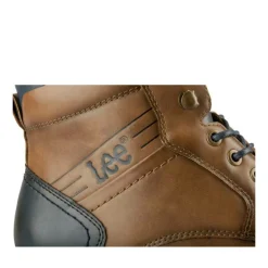 Bottines Rangers COGNAC Homme Motif Uni Lacets