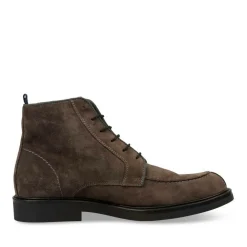 Bottines Rangers GRIS Homme CUIR Lacets