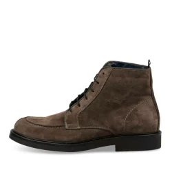Bottines Rangers GRIS Homme CUIR Lacets