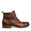 Bottines Rangers MARRON Homme CUIR Lacets