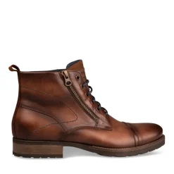 Bottines Rangers MARRON Homme CUIR Lacets