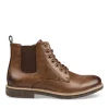 Bottines Rangers MARRON Homme Motif Uni Lacets