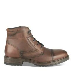 Bottines Rangers MARRON Homme CUIR Motif Uni Lacets