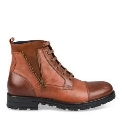 Bottines Rangers MARRON Homme CUIR Lacets