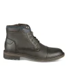 Bottines Rangers MARRON Homme Motif Uni Lacets