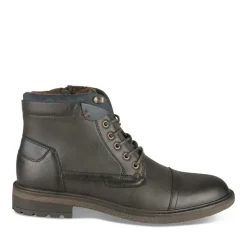 Bottines Rangers MARRON Homme Motif Uni Lacets