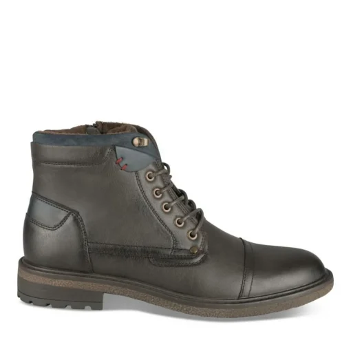 Bottines Rangers MARRON Homme Motif Uni Lacets