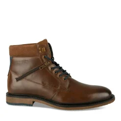 Bottines Rangers MARRON Homme CUIR Motif Uni Lacets