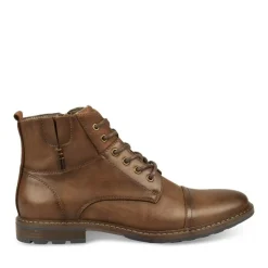 Bottines Rangers MARRON Homme Lacets
