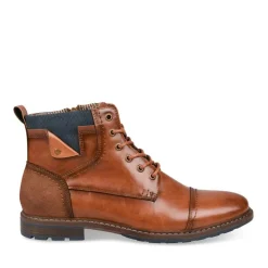 Bottines Rangers MARRON Homme Lacets