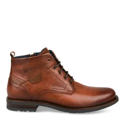 Bottines Rangers MARRON Homme CUIR Lacets
