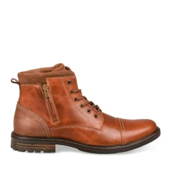 Bottines Rangers MARRON Homme CUIR Lacets