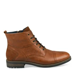 Bottines Rangers MARRON Homme CUIR Lacets